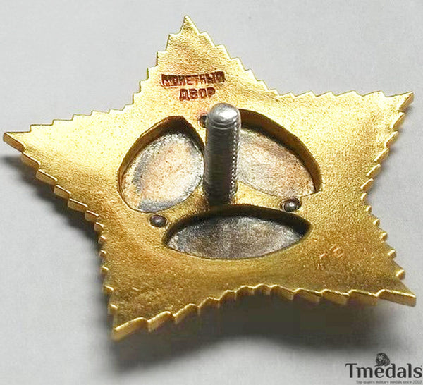 USSR Soviet Order of Suvorov 2nd Class Medal 925 Silver 24K Gilt Enamel replica