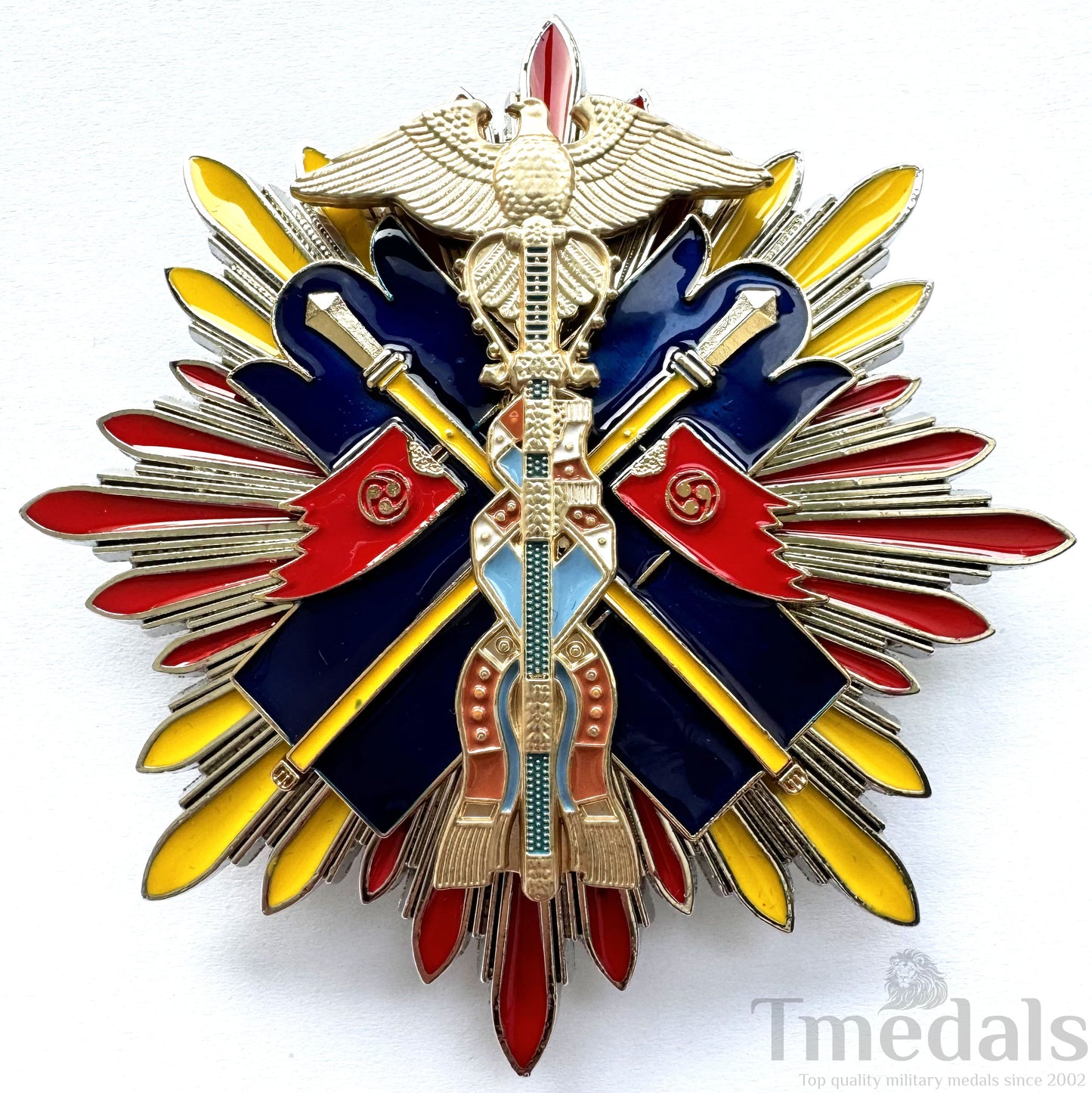WWII Japanese Japan ORDER OF THE GOLDEN KITE Breast Star replica copy repro