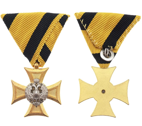 Austria-Hungary Officer’s Long Service Cross, 1st Class (25 Years) Replica
