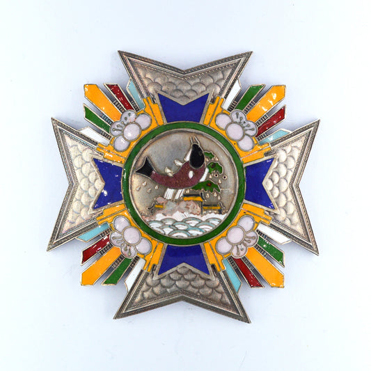 Chinese Republic Order of Weng Tonghe (1830–1904) – Enamel Medal Replica