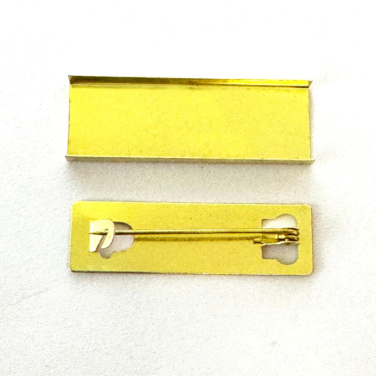 10x Brass Medal Mount Bars for Full-Size Medals – Fits 35–38 mm Ribbons – 10 Pieces