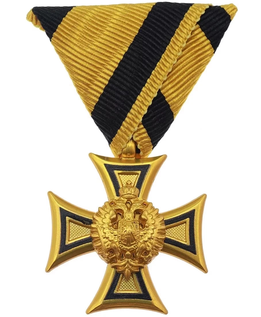 Austria-Hungary Officer’s Long Service Cross, 1st Class (35 Years) Replica