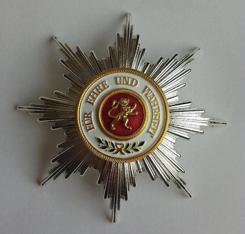 German Deutsch Grand Cross of the Order of the Zähringer Lion Breast Star Rare