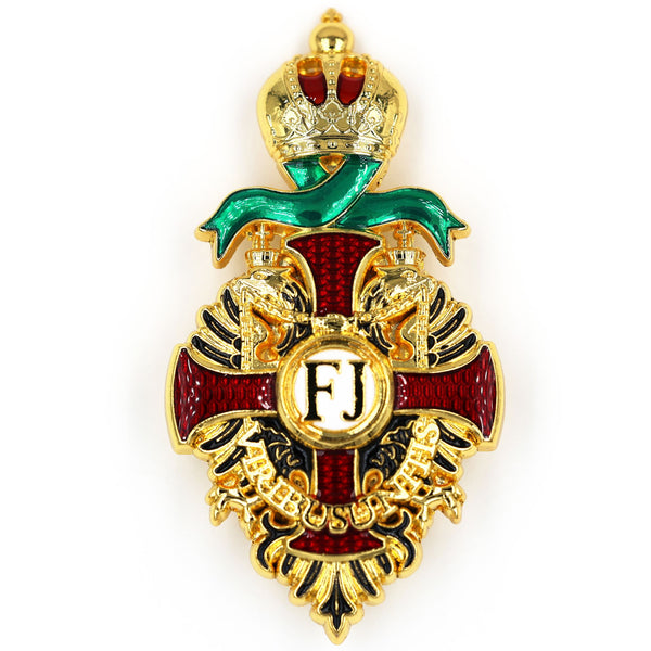 Austro Hungarian Franz Joseph Order Style Badge Pin Replica FJ Medal