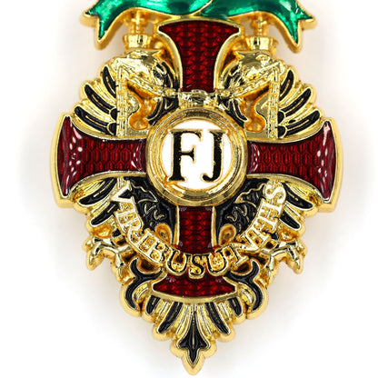 Austro Hungarian Franz Joseph Order Style Badge Pin Replica FJ Medal