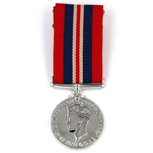 British War Medal 1939–1945 WWII Campaign Medal with Ribbon Replica
