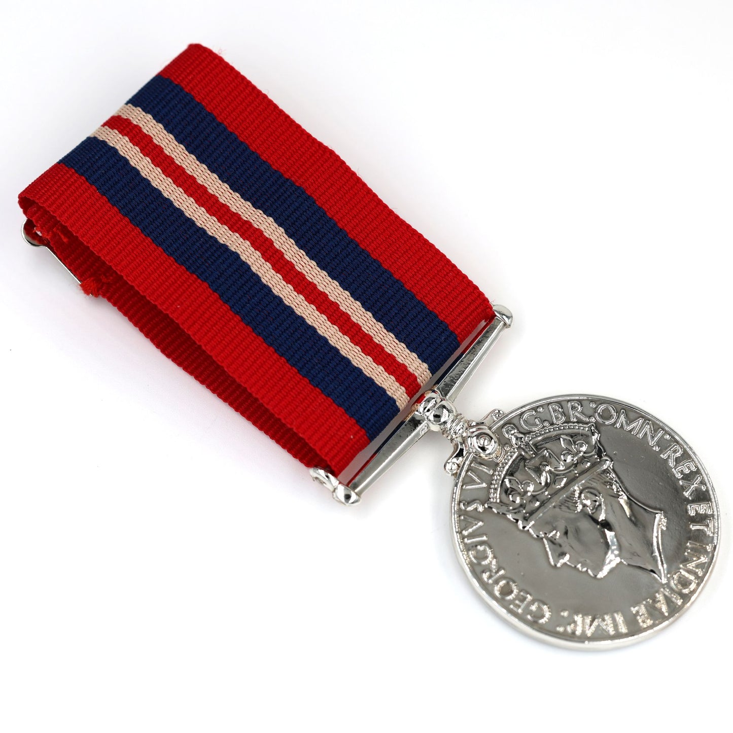 British War Medal 1939–1945 WWII Campaign Medal with Ribbon Replica