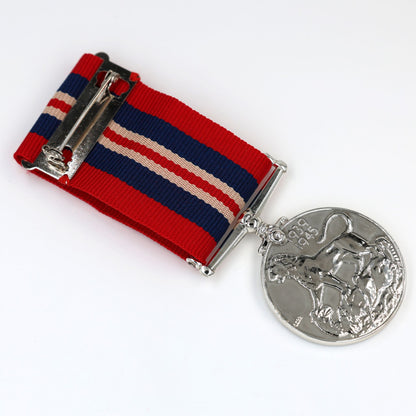 British War Medal 1939–1945 WWII Campaign Medal with Ribbon Replica