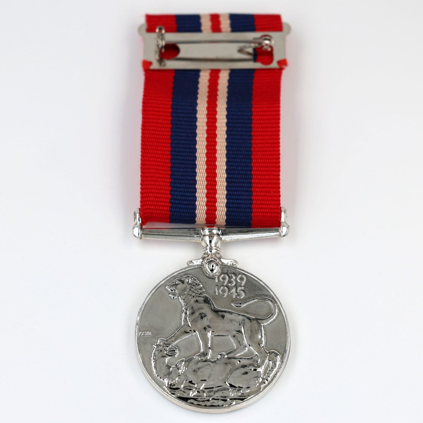 British War Medal 1939–1945 WWII Campaign Medal with Ribbon Replica