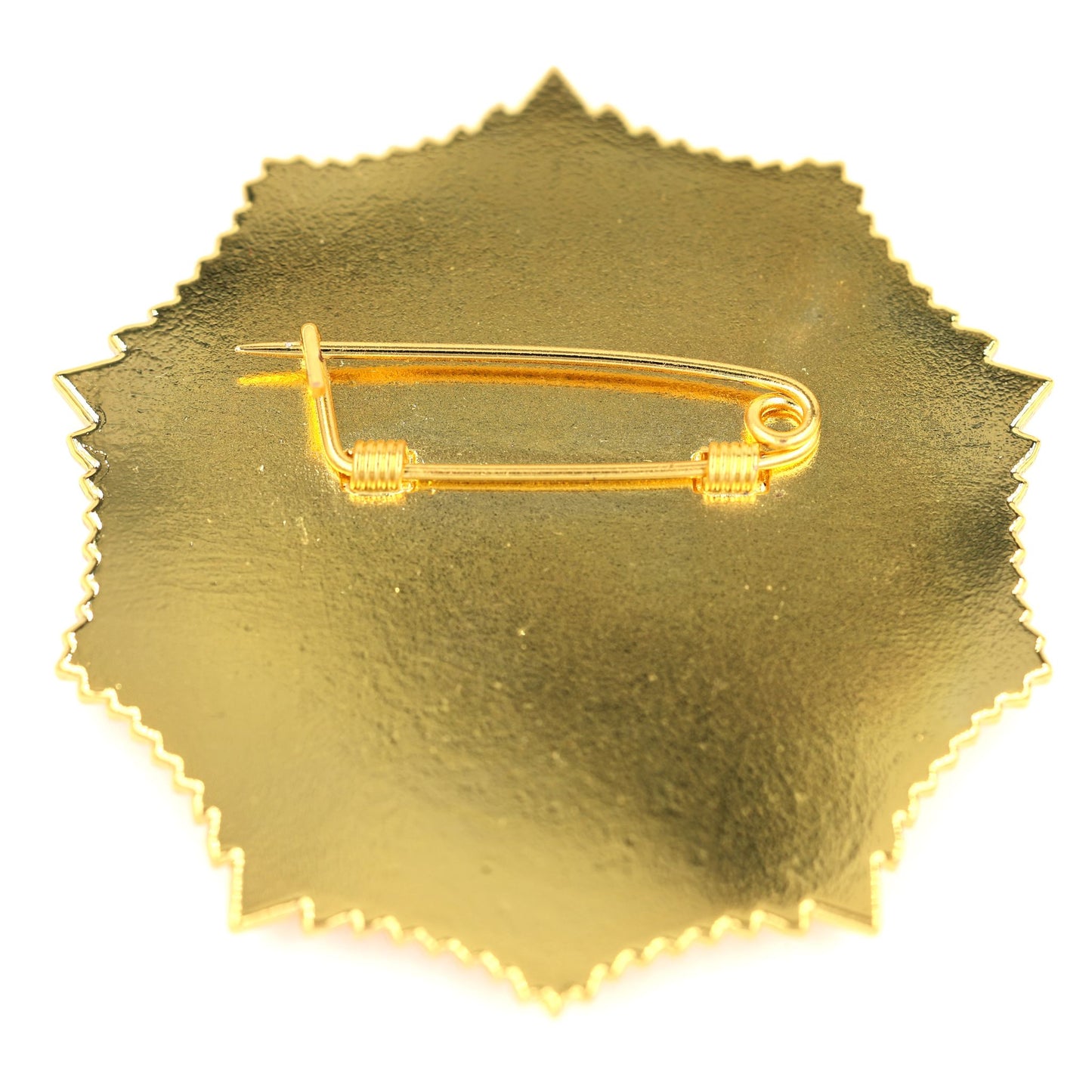 Chinese Shanghai Air Defense Medal Badge Gold Tone Soviet Pilot Assistance Repro Replica