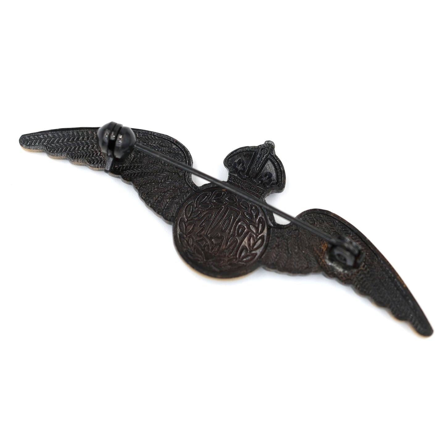 RAF Royal Air Force Pilot Wings Brooch Pin Replica Antique Bronze Badge