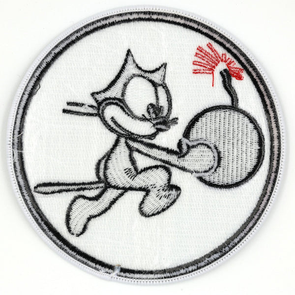 US USA NAVY VF-31 FIGHTING 31 FELIX THE CAT WITH BOMB EMBROIDERED PATCH ww12 Replica