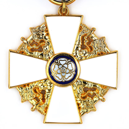 Finland Order of the White Rose Commander Neck Badge & Miniature Set
