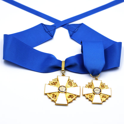 Finland Order of the White Rose Commander Neck Badge & Miniature Set
