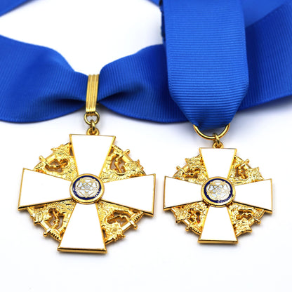 Finland Order of the White Rose Commander Neck Badge & Miniature Set