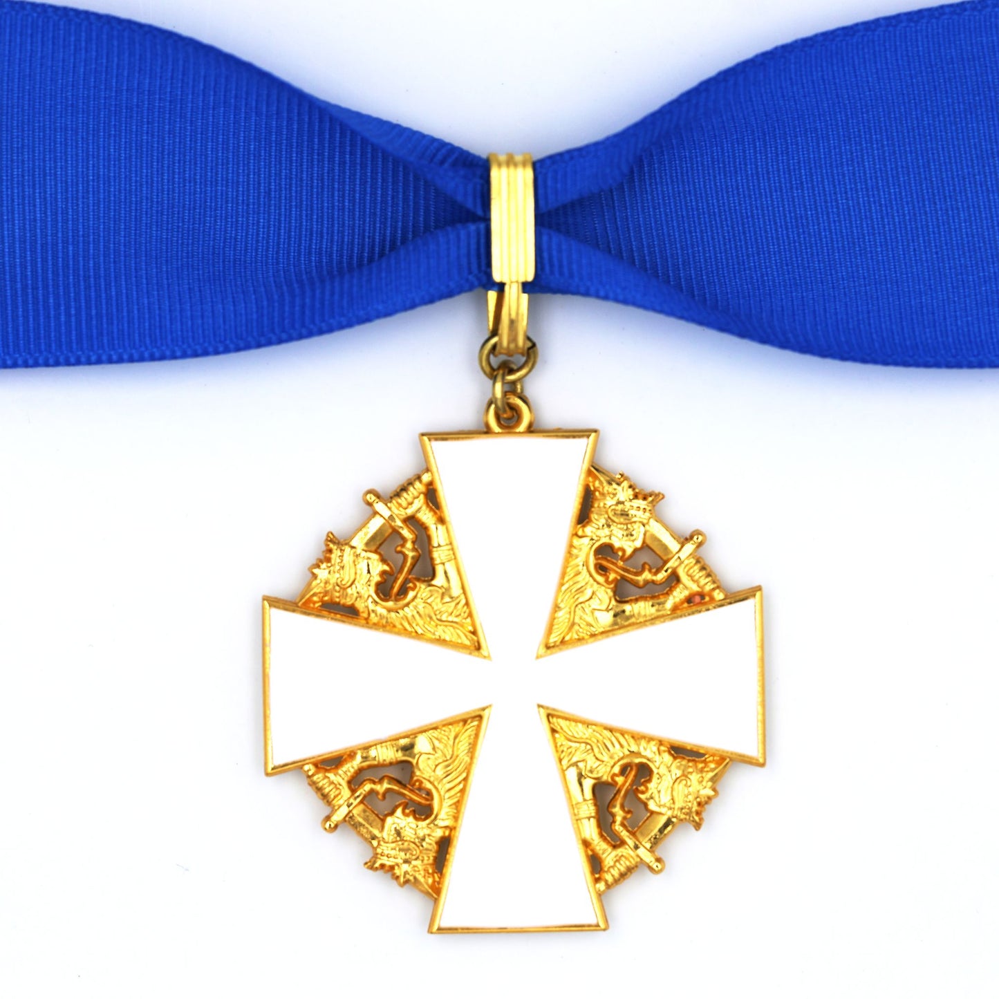 Finland Order of the White Rose Commander Neck Badge & Miniature Set