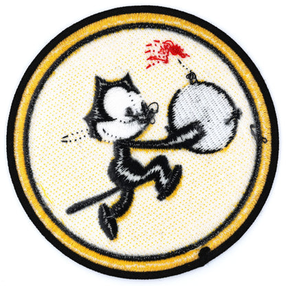 US Navy VF-31 Fighting 31 Felix the Cat Bomb Embroidered Patch WWII Style Repro