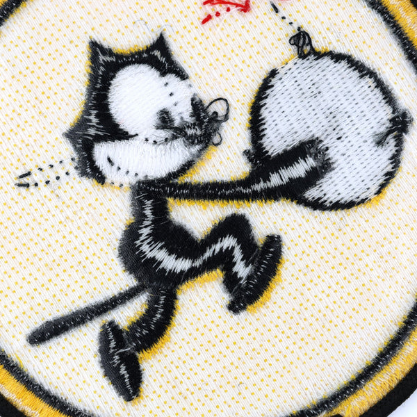 US Navy VF-31 Fighting 31 Felix the Cat Bomb Embroidered Patch WWII Style Repro