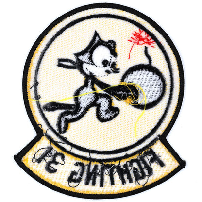 US Navy VF-31 Fighting 31 Felix the Cat Bomb Embroidered Patch Repro Replica