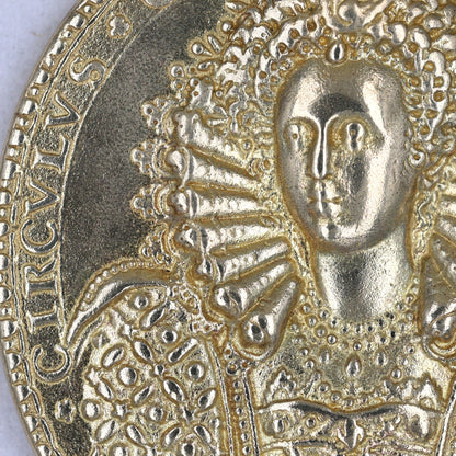 Queen Elizabeth I Armada Medal Replica – Solid Copper with Chain