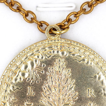 Queen Elizabeth I Armada Medal Replica – Solid Copper with Chain