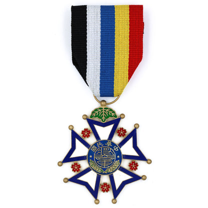 Republic of China Army and Navy Medal, Gold Class, 1912 – Full Size Replica