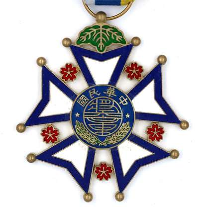 Republic of China Army and Navy Medal, Gold Class, 1912 – Full Size Replica