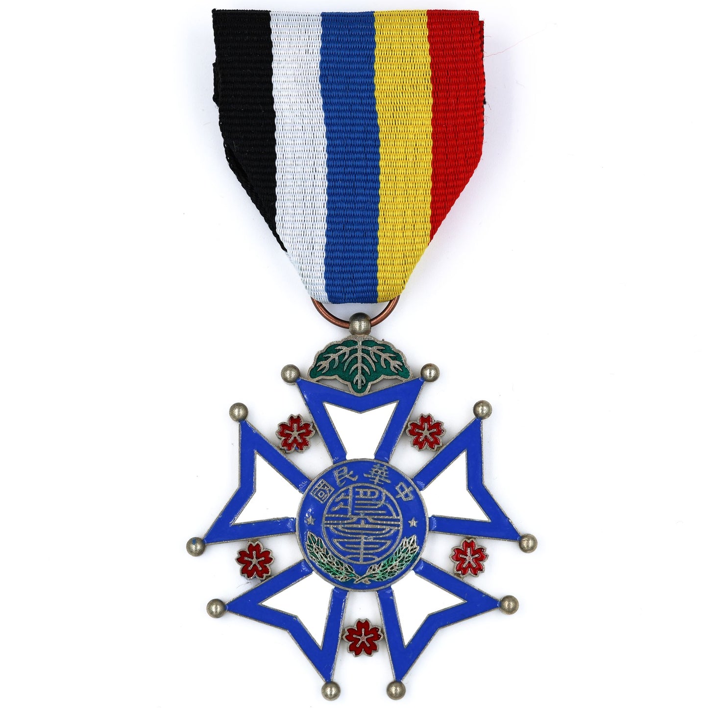 Republic of China Army and Navy Medal, Silver Class, 1912 – Full Size Solid Copper Replica