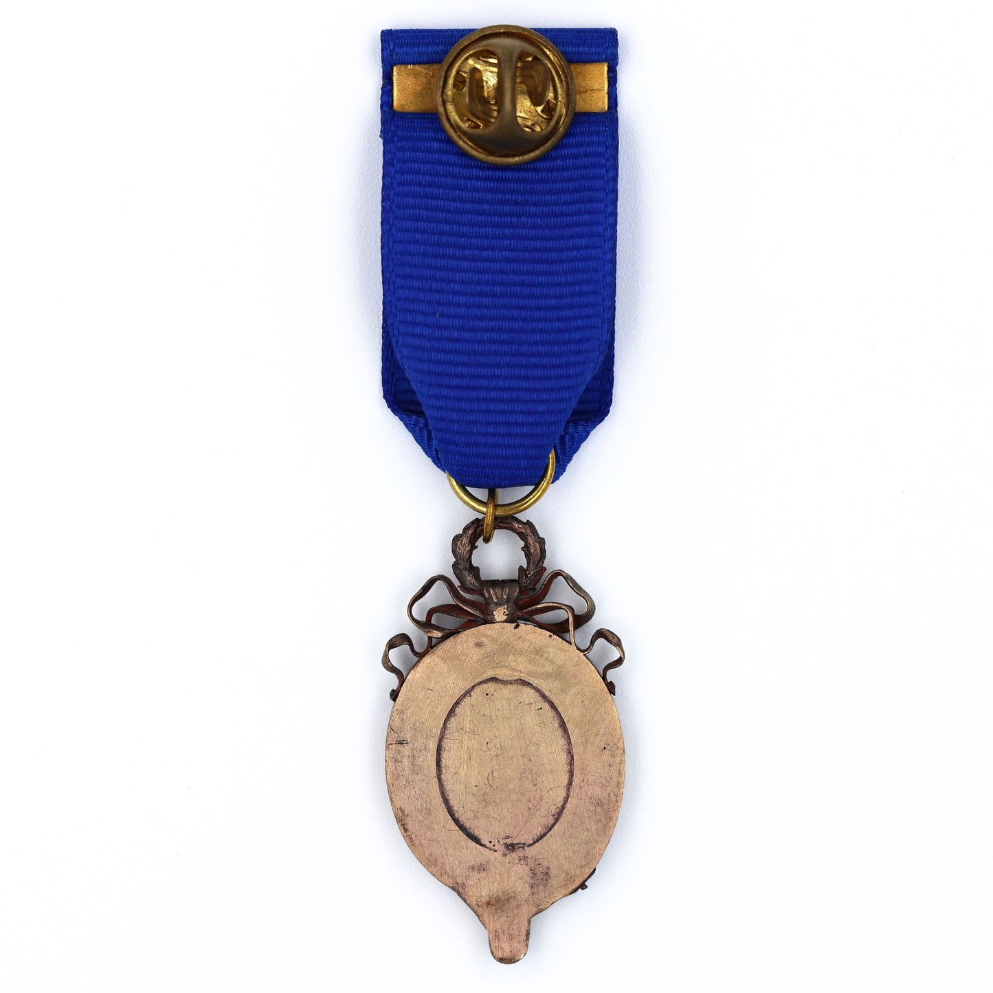 Order of the Garter Lesser George Solid Brass Enamel Replica Blue Ribbon