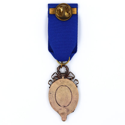 Order of the Garter Lesser George Solid Brass Enamel Replica Blue Ribbon