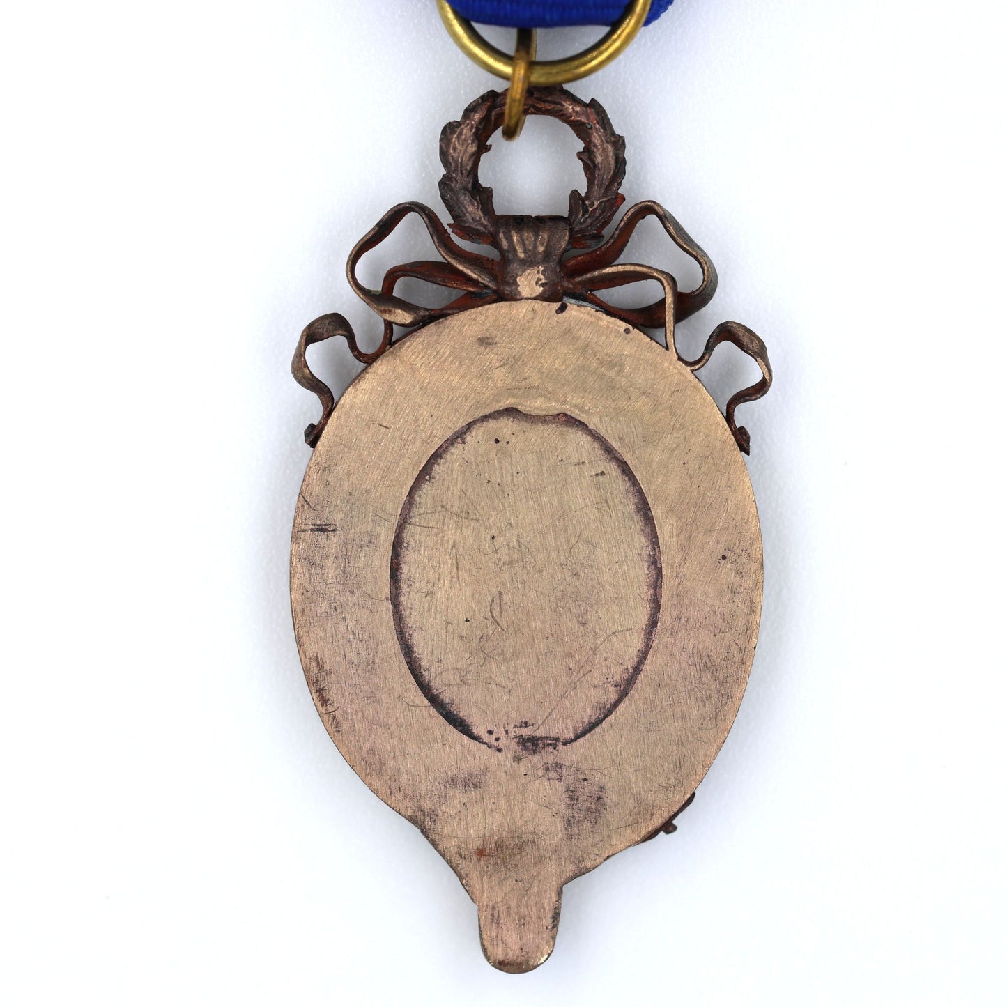 Order of the Garter Lesser George Solid Brass Enamel Replica Blue Ribbon