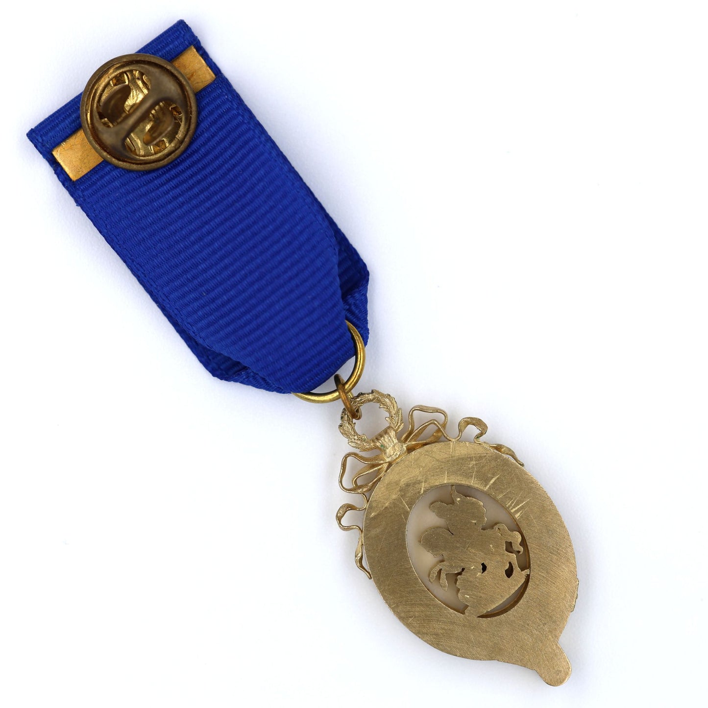 Order of the Garter Lesser George Openwork Brass Replica with Blue Ribbon