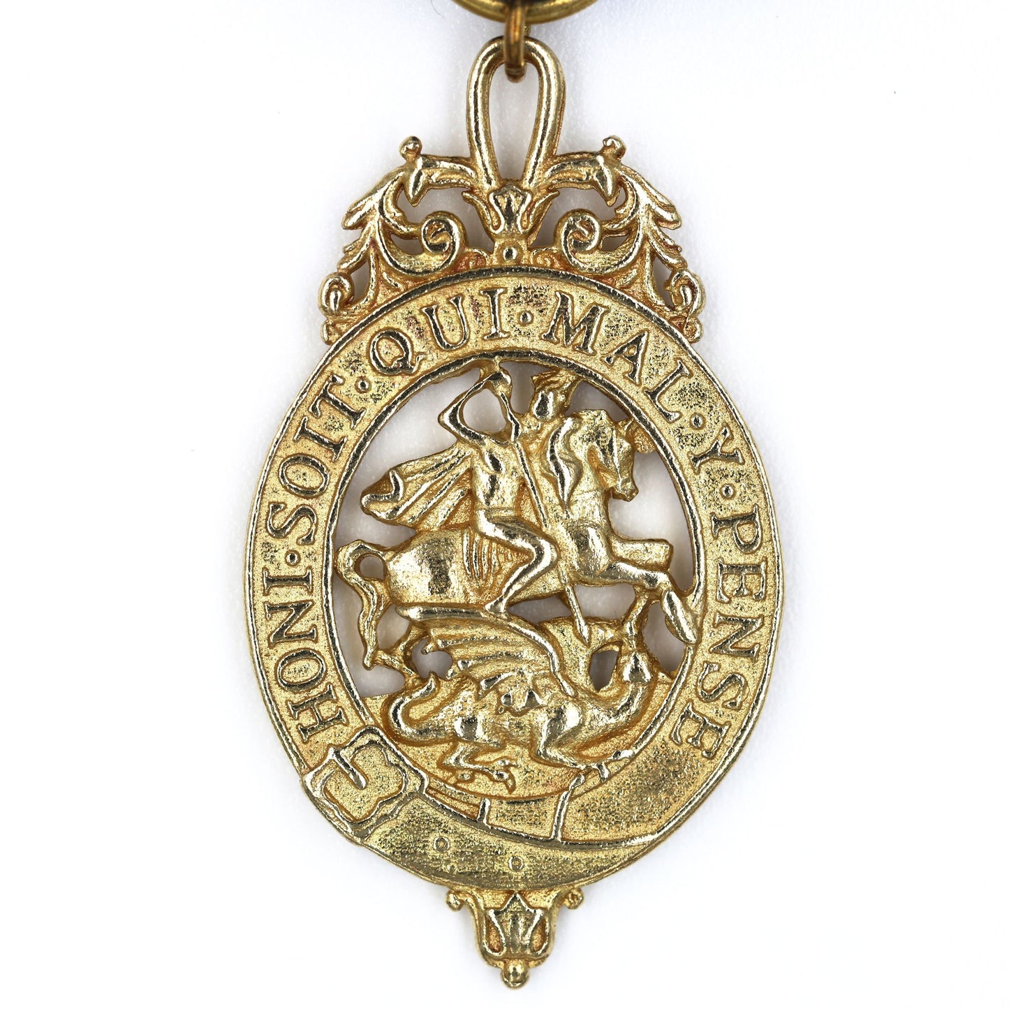 Order of the Garter Miniature Medal Replica Lesser George Blue Ribbon Rare