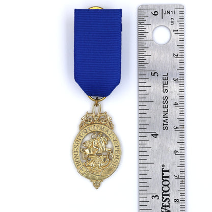 British Order of the Garter Lesser George Miniature & Full-Size Sash Badge Set