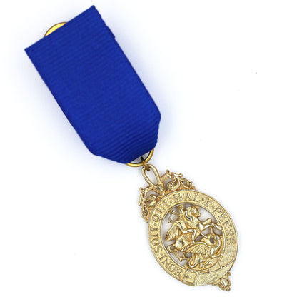 Order of the Garter Miniature Medal Replica Lesser George Blue Ribbon Rare