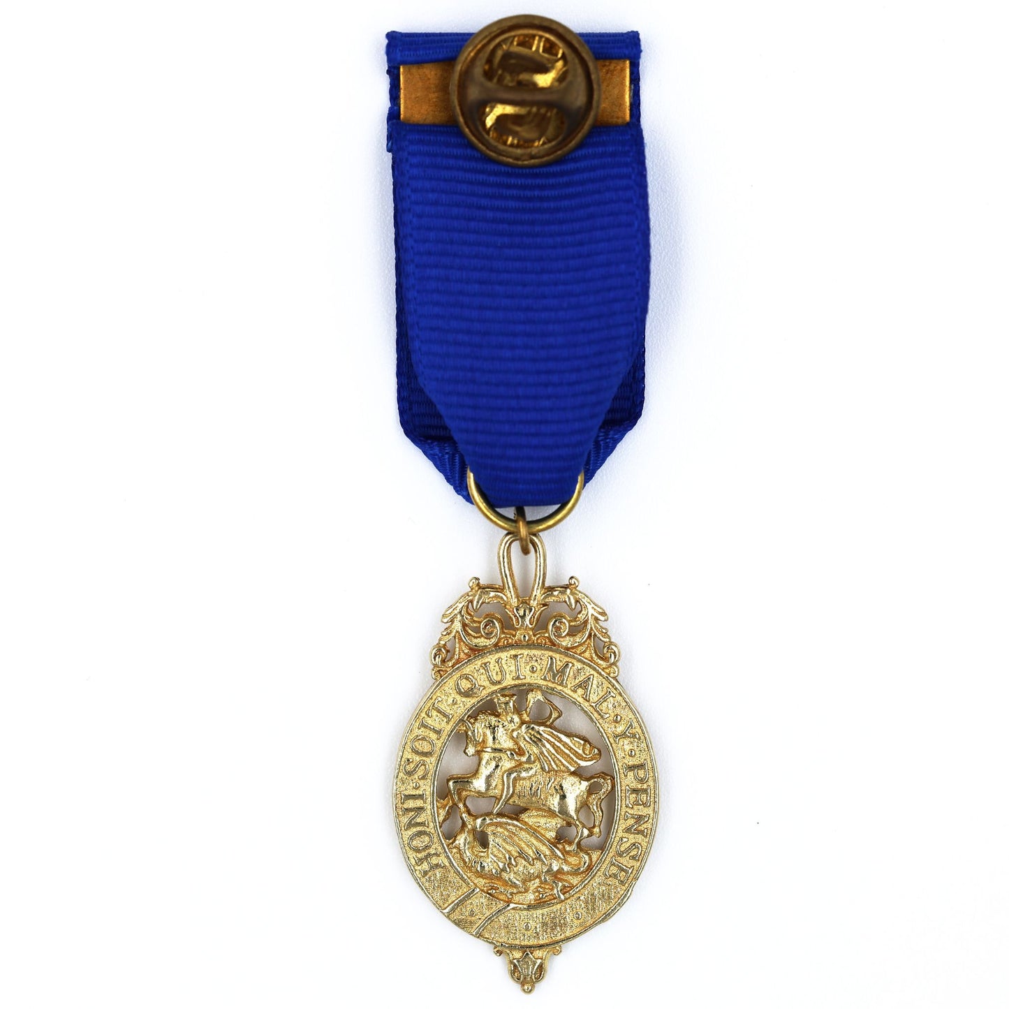 Order of the Garter Miniature Medal Replica Lesser George Blue Ribbon Rare