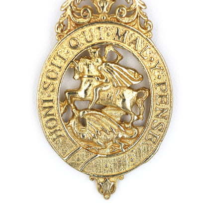 Order of the Garter Miniature Medal Replica Lesser George Blue Ribbon Rare