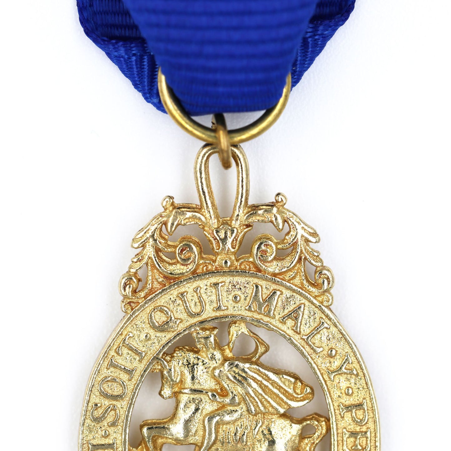 Order of the Garter Miniature Medal Replica Lesser George Blue Ribbon Rare