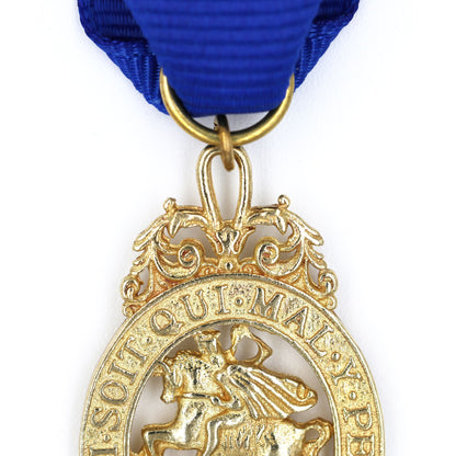 Order of the Garter Miniature Medal Replica Lesser George Blue Ribbon Rare