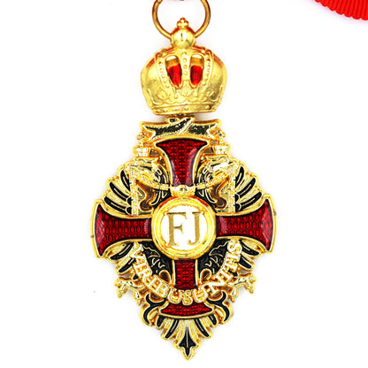 Austrian Imperial Order of Franz Joseph Commander Neck Cross Medal Repro
