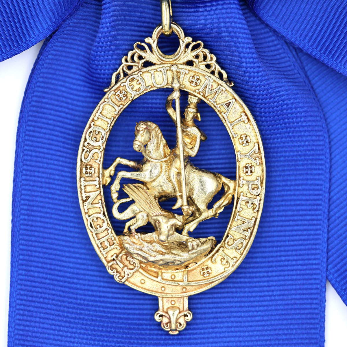 Order of the Garter Ladies' Sash & Lesser George Badge