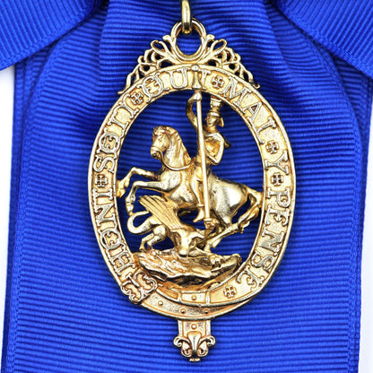 Order of the Garter Ladies' Sash & Lesser George Badge