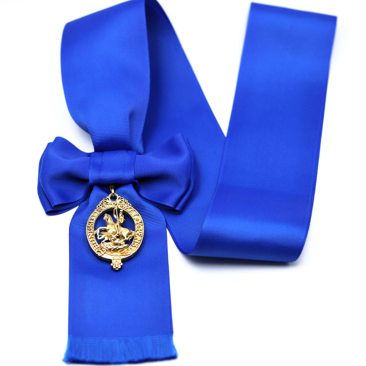 Order of the Garter Ladies' Sash & Lesser George Badge