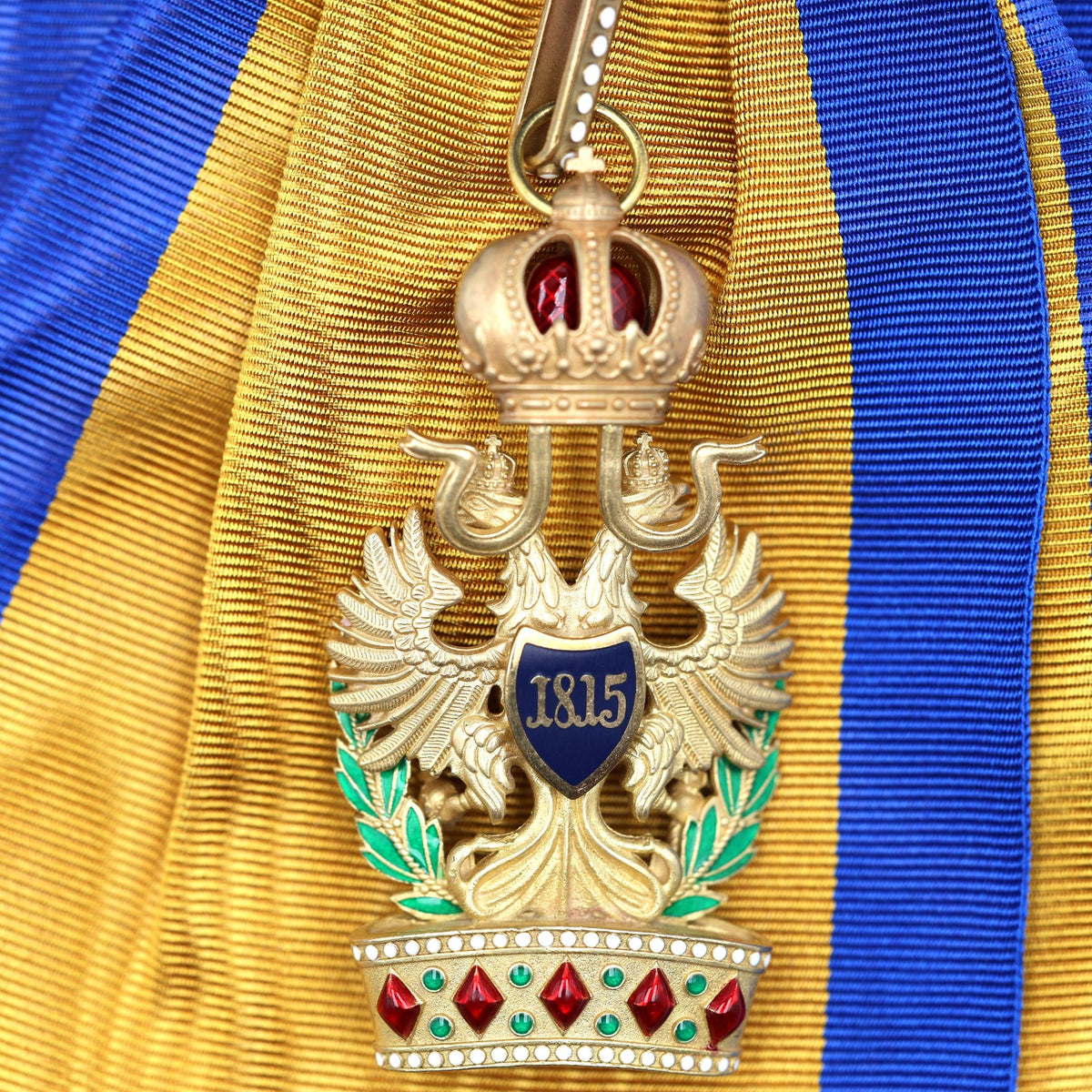Austrian Order of the Iron Crown 1st Class with War Decoration Sash & Badge