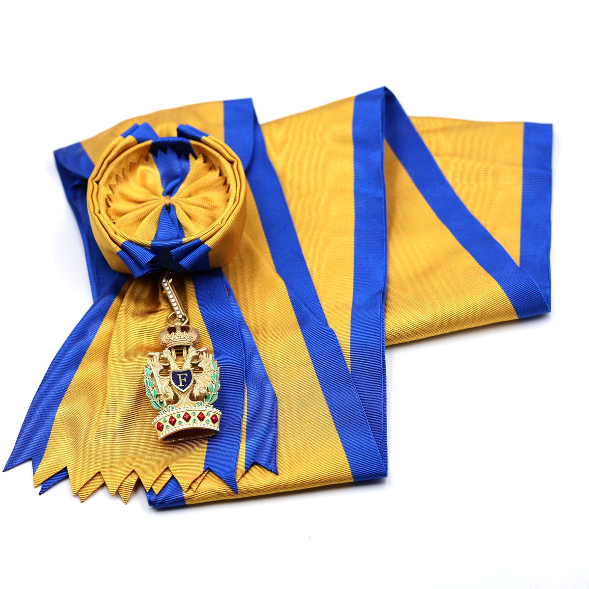 Austrian Order of the Iron Crown 1st Class with War Decoration Sash & Badge