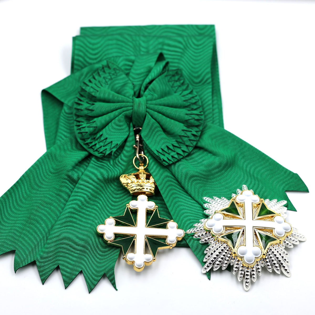 Order of Saints Maurice & Lazarus Grand Cross Sash, Badge & Breast Star