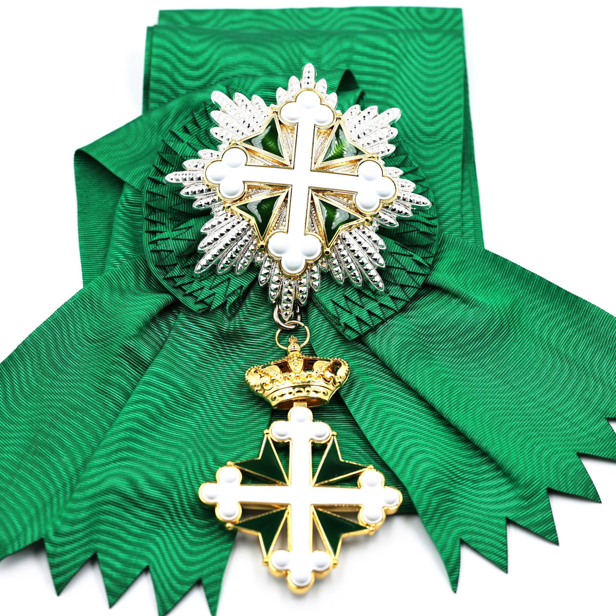 Order of Saints Maurice & Lazarus Grand Cross Sash, Badge & Breast Star