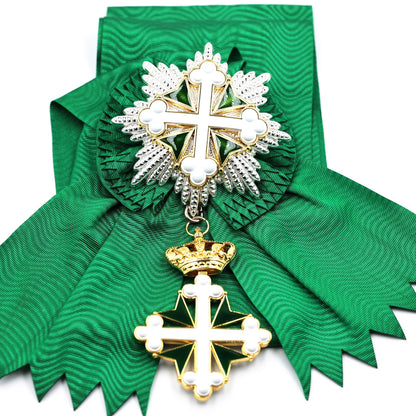 Order of Saints Maurice & Lazarus Grand Cross Sash, Badge & Breast Star