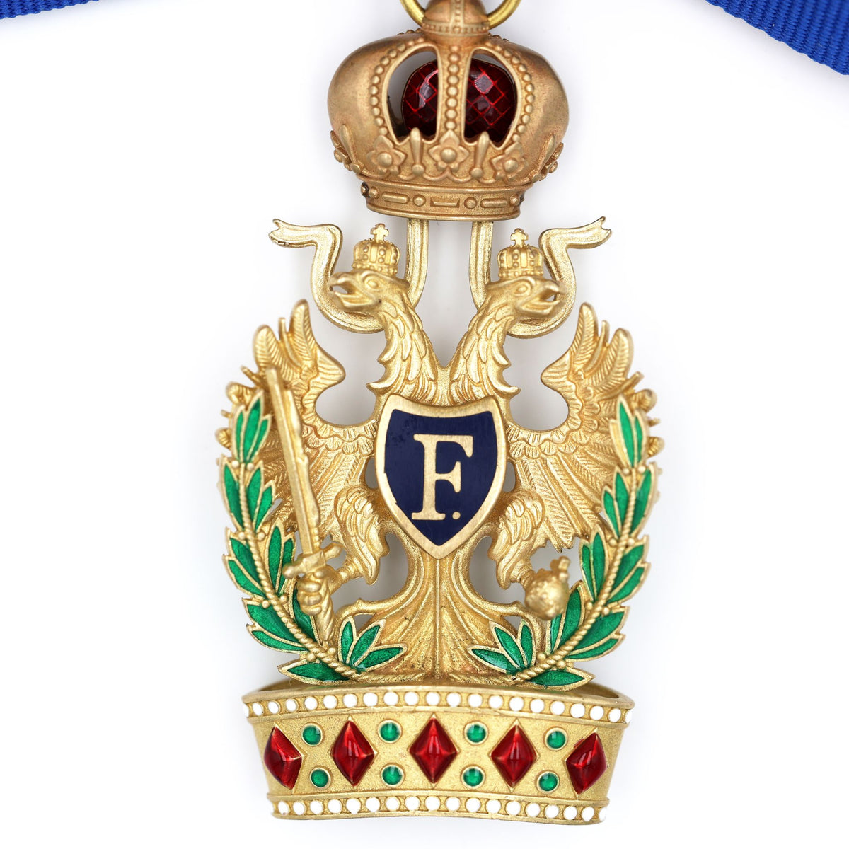 Imperial Austrian Order of the Iron Crown II Class with War Decoration