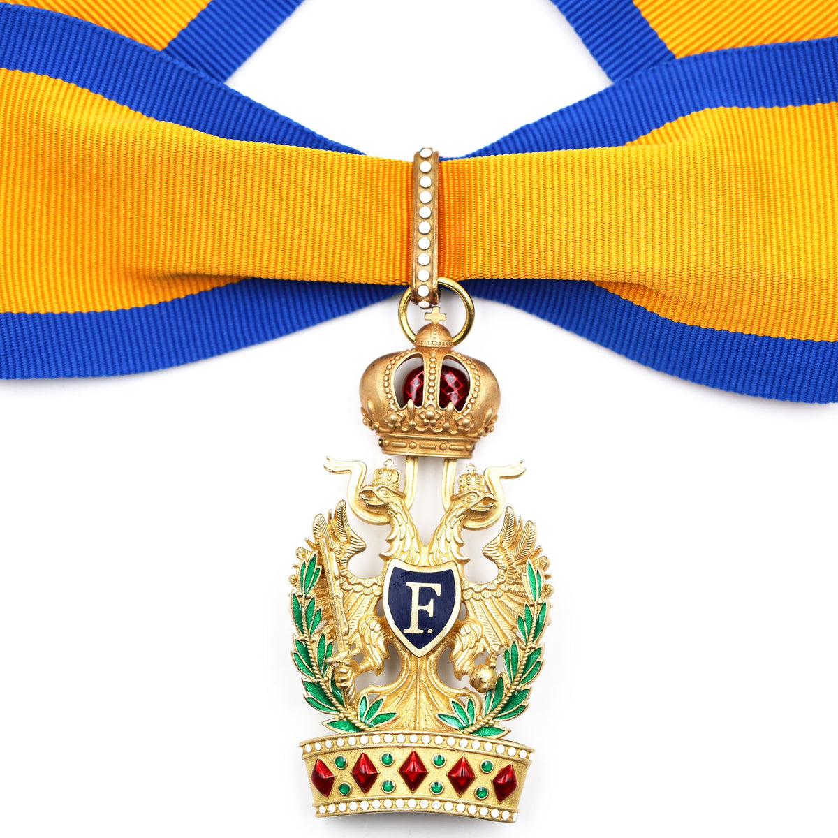 Imperial Austrian Order of the Iron Crown II Class with War Decoration